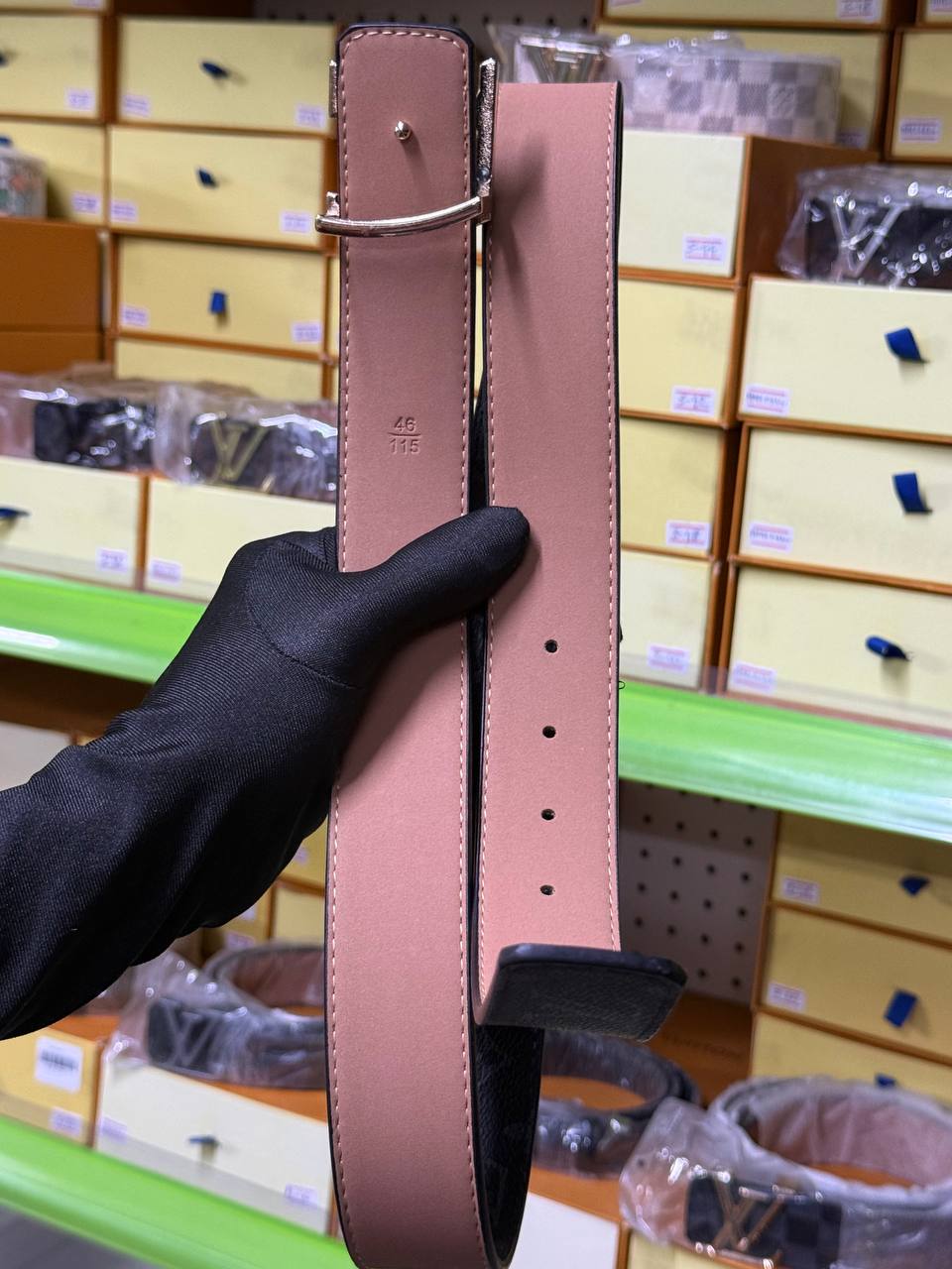 LV-Inspired Leather Belt – Elite Looks, Affordable Price