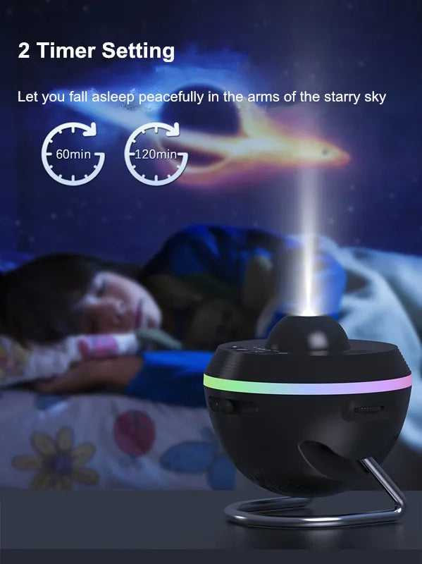 Dynamic Meteor 13 in 1 Ultra Clear Galaxy Projector Lamp Rotary Space Ball Planetarium Projector Lights for Kids Gift