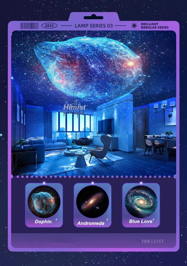 Meteor LED Star Galaxy Projector Night Lights Bluetooth Speaker Planetarium Starry Sky Projector Night Lamp Kids Gift Room Decor