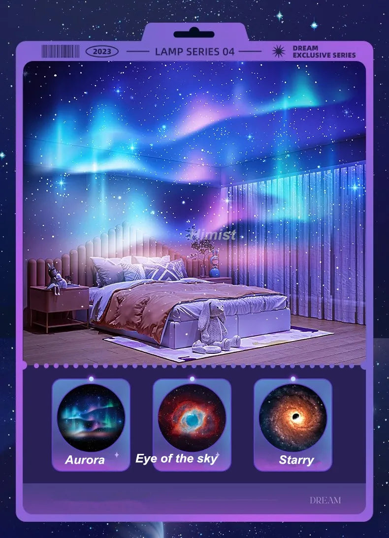 Meteor LED Star Galaxy Projector Night Lights Bluetooth Speaker Planetarium Starry Sky Projector Night Lamp Kids Gift Room Decor