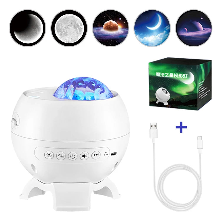 Dream Starry Sky Aurora projector Adult's Romantic Gift Music Northern Light projection Atmosphere Lamp For Game Room Bedside