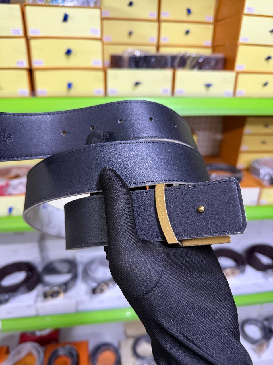 Genuine leather that ages with character, just like fine teak