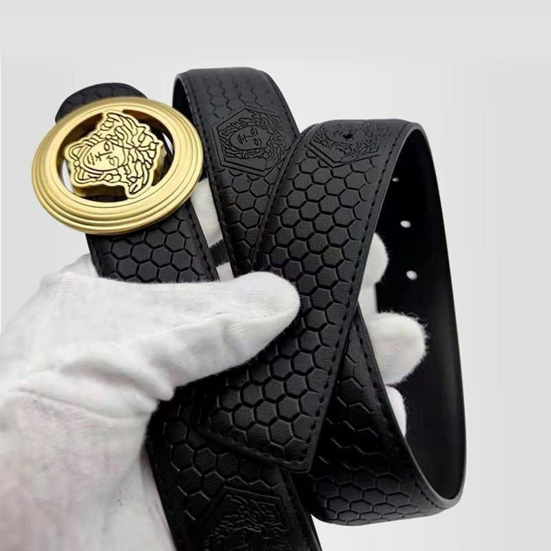 Diamond Stitch Belt – Luxury Handcrafted Finish