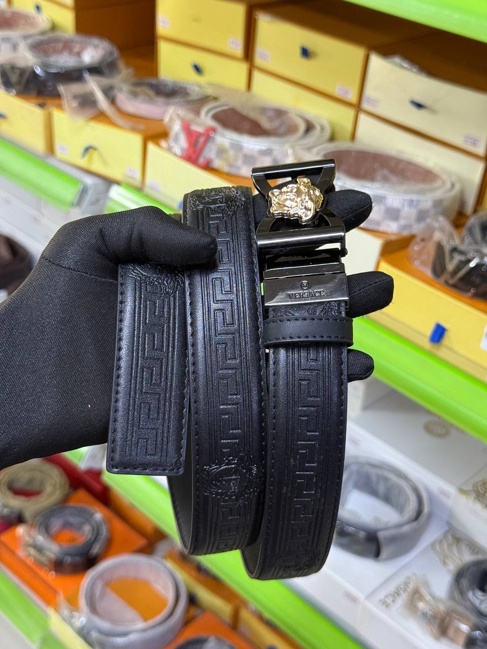 Black Buckle Formal Belt – Perfect for Office & Events